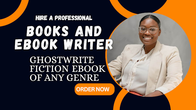 Gig Preview - Be your books and ebook writer, fiction ghostwriter, ebook writer on any genre