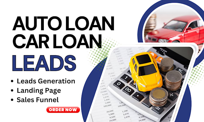 Gig Preview - Generate car loan leads auto insurance auto finance facebook ads lead generation