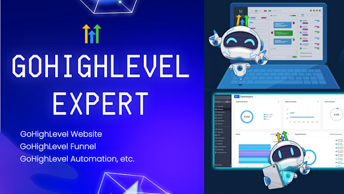 Gig Preview - Do go high level lead generation, sales funnel, ghl landing page