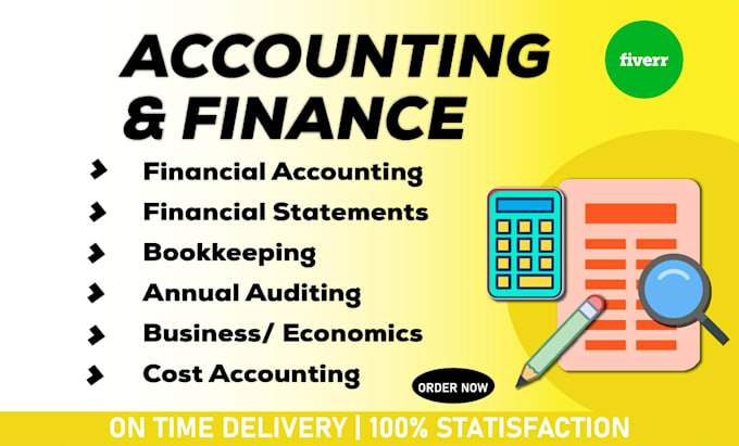 Bestseller - do accounting, finance, bookkeeping, financial statement, auditing, tax, profit