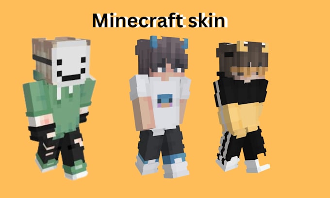 Gig Preview - Minecraft skin minecraft avatar roblox gfx minecraft build roblox assets