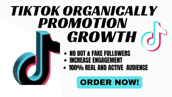 Gig Preview - Grow and promote your tiktok account organically