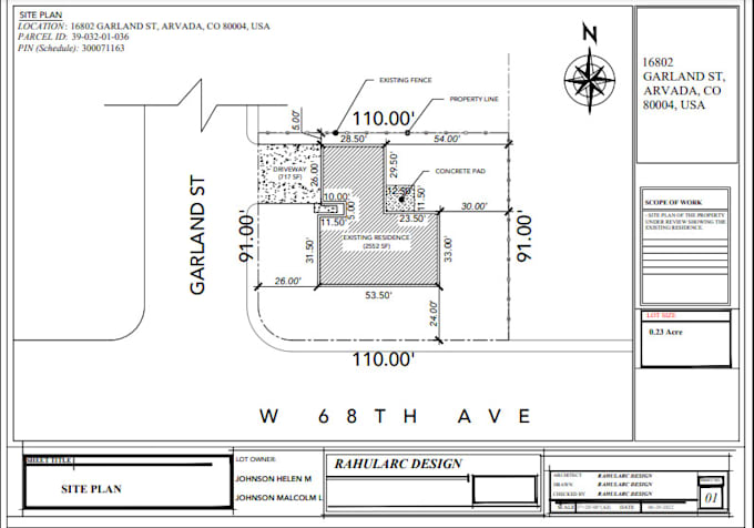 Gig Preview - Draw redraw stamp seal sign architect 2d 3d floor house plans for city permits