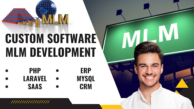 Gig Preview - Build a custom software, mlm custom software, real estate, mlm ecommerce website