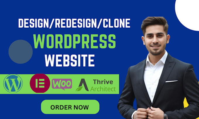 Gig Preview - Redesign wp fix thrive architect landing page thrive theme builder thrive leads