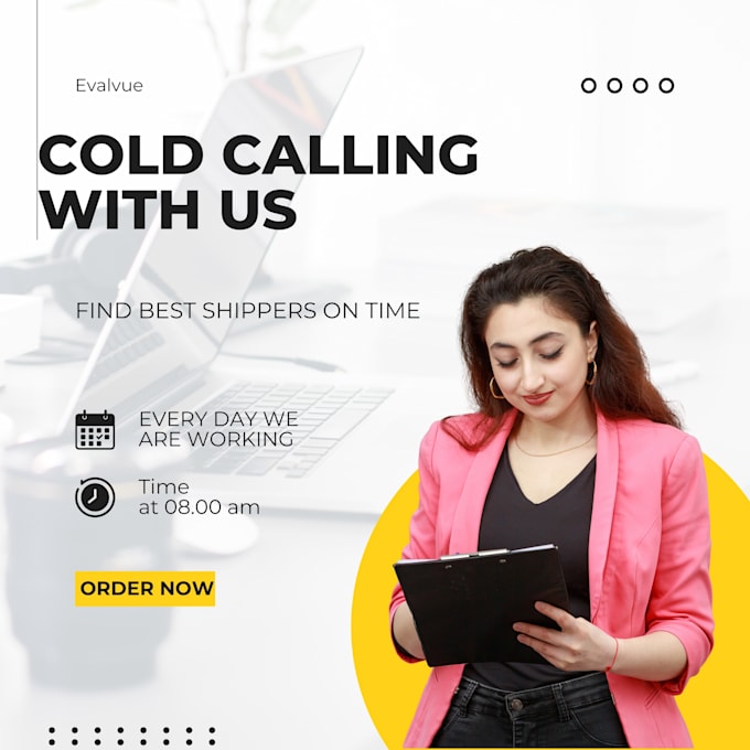 Gig Preview - Do cold calling for guaranteed finding shippers on a week