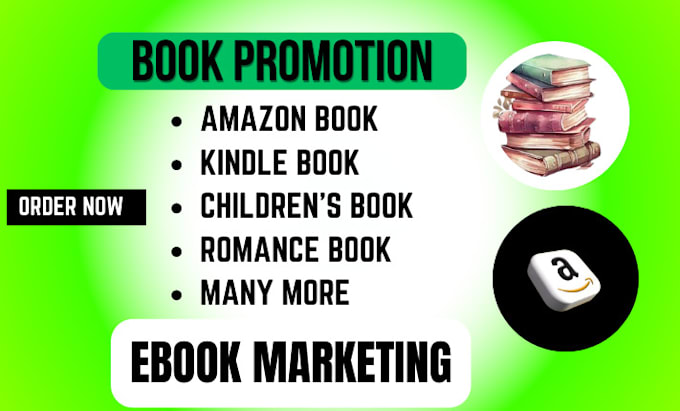 Gig Preview - Do organic amazon kdp book promotion and ebook marketing for sales growth