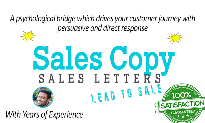 Gig Preview - Write your sales page copy or sales letter copywriting