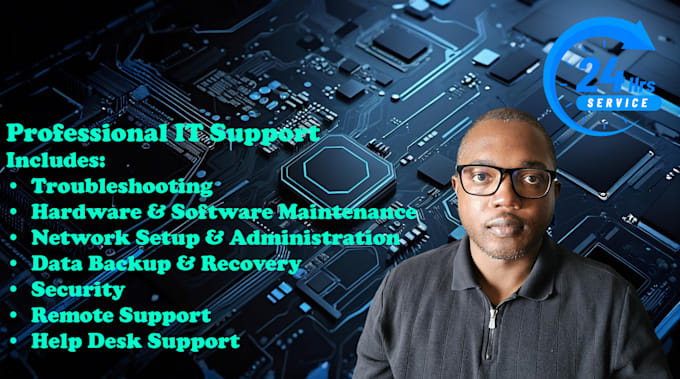 Gig Preview - Provide professional and efficient IT support