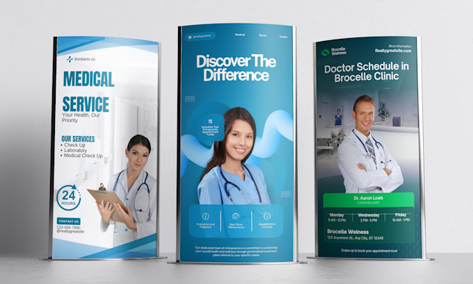 Gig Preview - Design retractable banner, roll up banner