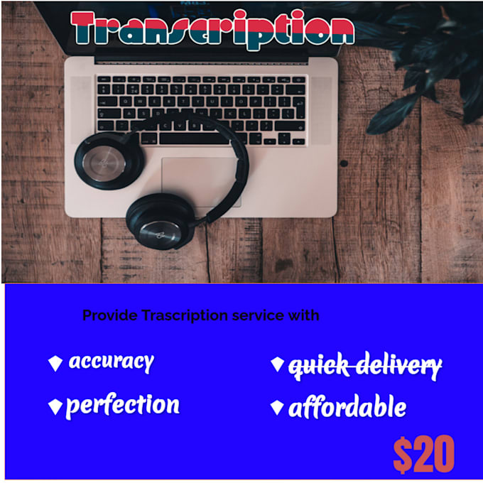 Bestseller - audio transcription for your needs