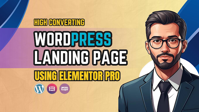 Gig Preview - Design professional and responsive landing page using elementor pro