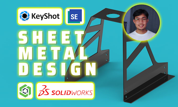 Gig Preview - Create sheet metal design for manufacturing