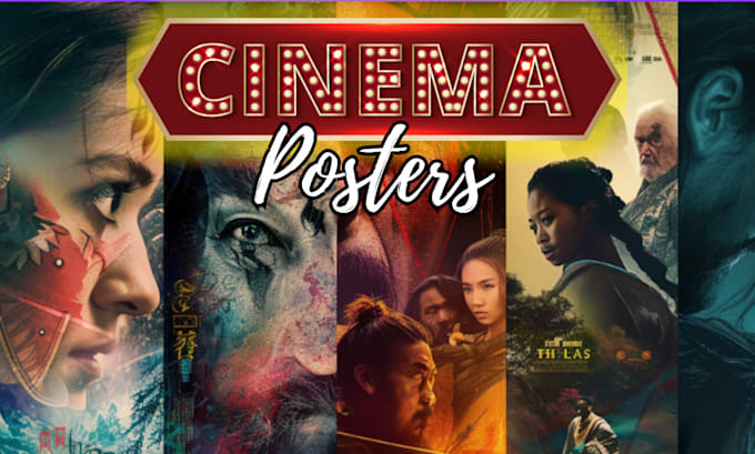 Gig Preview - Create a custom movie, film poster according to your needs