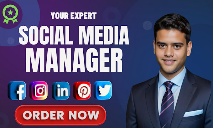 Gig Preview - Be your expert social media manager for growth or engagement