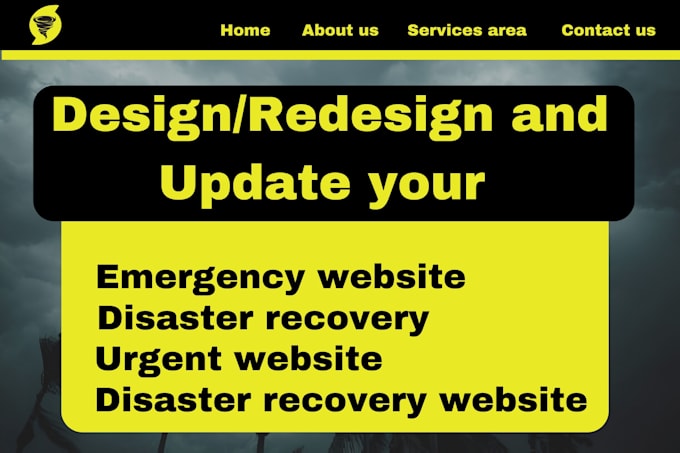 Gig Preview - Design hurricane website recovery, public adjuster, disaster recovery website