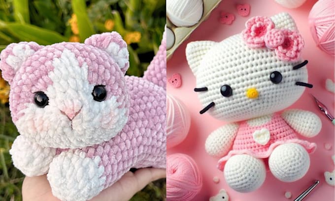 Bestseller - write a detailed amigurumi crochet pattern with picture and video tutorial etsy