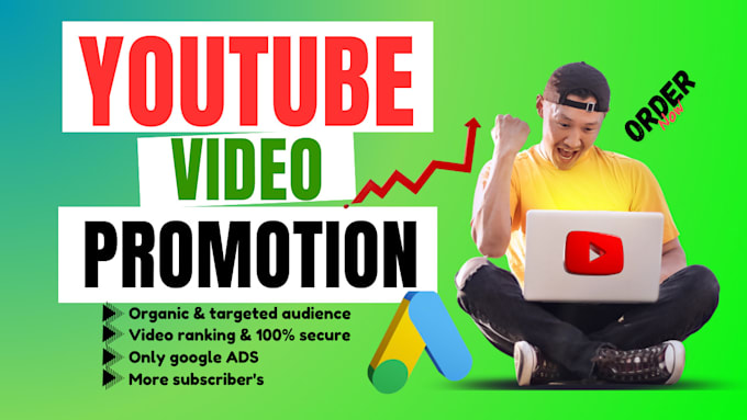 Gig Preview - Promote your youtube videos to targeted audiences via google ads