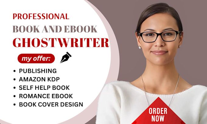 Gig Preview - Ghostwrite your self help ebook, amazon KDP book writer, romance ghostwriter