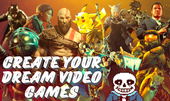 Gig Preview - Create your dream video game for you on any platform