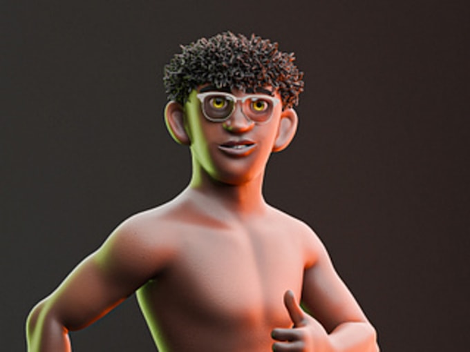 Gig Preview - Do 3d character animation 3d modeling 3d animation 3d character sculpting