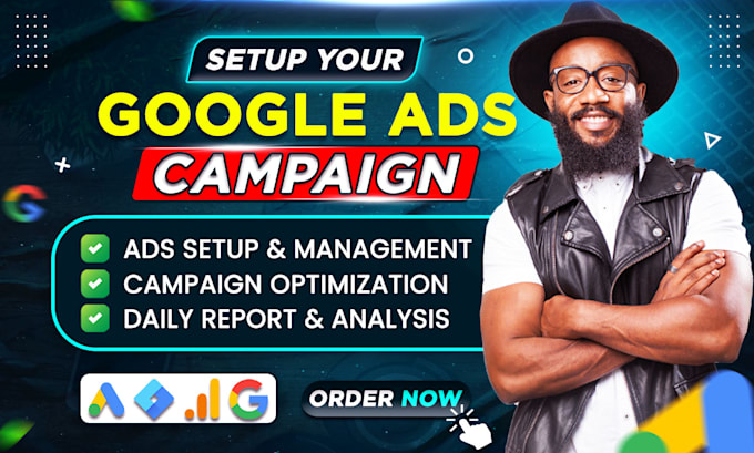 Gig Preview - Be your google ads consultant, setup and manage search ads, PPC campaign