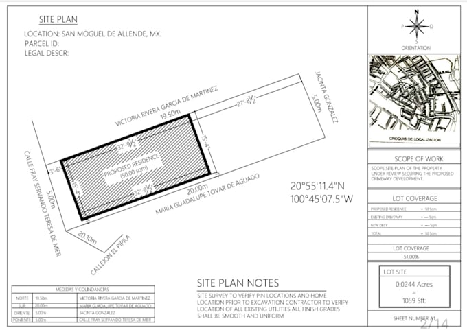 Gig Preview - Make your property site plan, plot plan, layout for city permit, fast in autocad