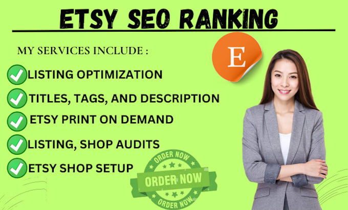 Gig Preview - Do etsy SEO setup etsy shop etsy digital product