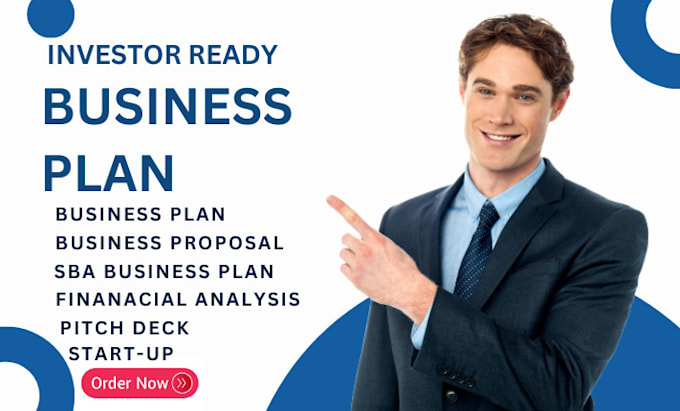 Gig Preview - Write startups business plan, proposal, pitch deck, grant or financial plan