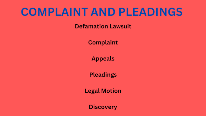 Gig Preview - Be your lawyer to draft demand letter, legal notice cease and desist