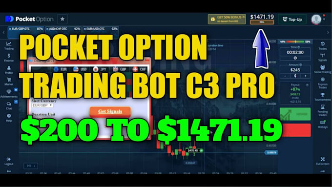 Gig Preview - Setup pocket option bot, deriv bot, quotex bot, iq option bot