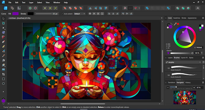 Gig Preview - Do any design work in affinity designer, affinity photo, affinity publisher