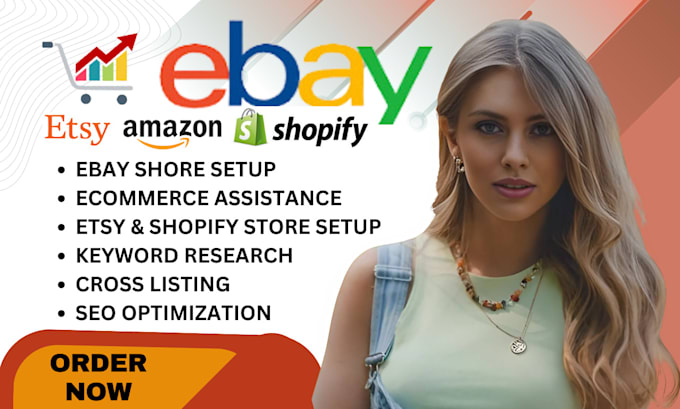 Gig Preview - Upload amazon, ebay, shopify, etsy product listing, store management