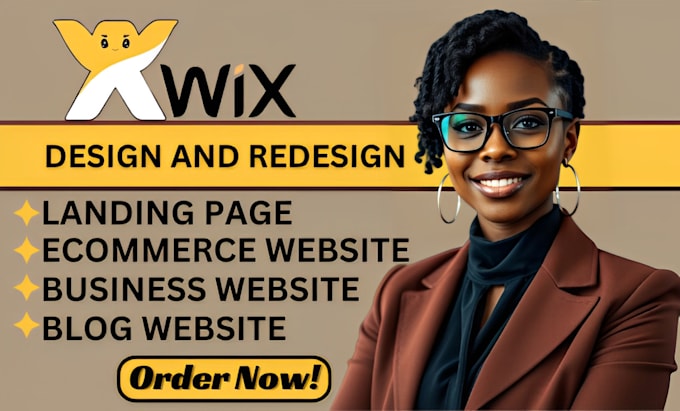 Gig Preview - Develop wix website, wix studio, wix website design, wix website redesign