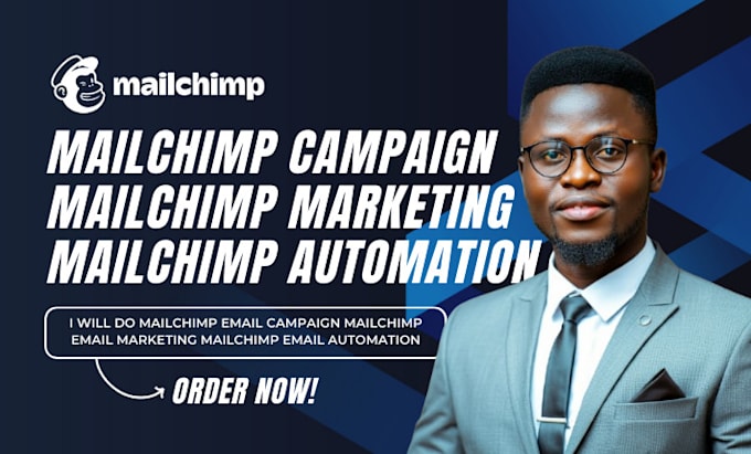 Gig Preview - Create mailchimp email campaigns automation templates landing pages