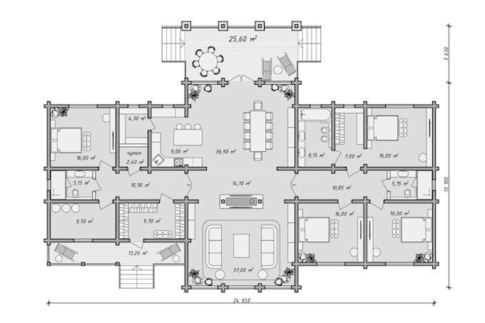 Gig Preview - Do floor plan drawing blueprint electrical plan drawing city permit