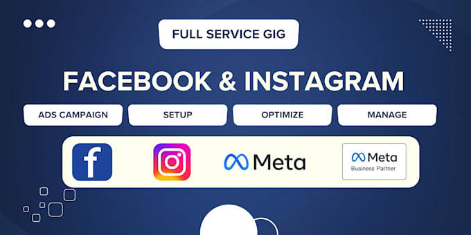 Gig Preview - Do facebook advertising, meta ads marketing, fb ads campaign, instagram ad