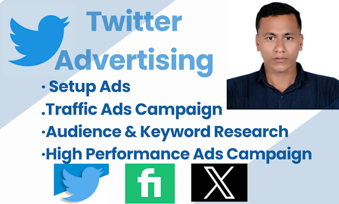 Gig Preview - Be setup twitter advertising and x campaign