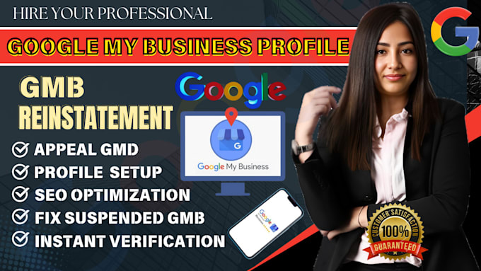 Gig Preview - Edit or setup verified google my business profile or reinstate suspended gmb