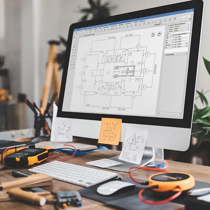 Gig Preview - Create professional electrical autocad drawings and schematics