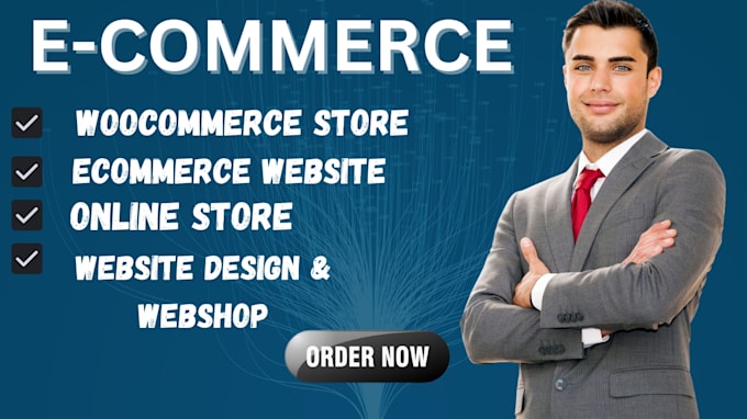 Gig Preview - Design develop ecommerce website by woocommerce online store webshop