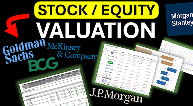 Gig Preview - Value a stock, equity, or business for you