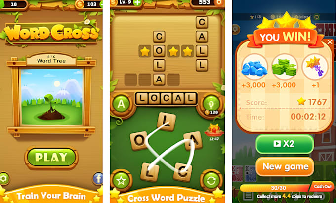 Gig Preview - Do puzzle word game development logic game sudoku game mobile game app in unity