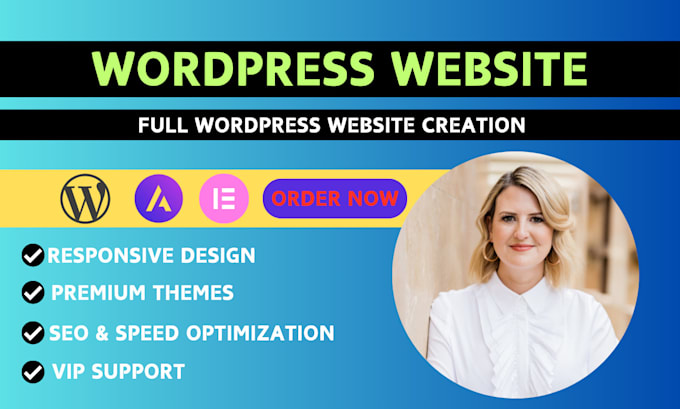 Gig Preview - Build wordpress website, ecommerce store, custom website