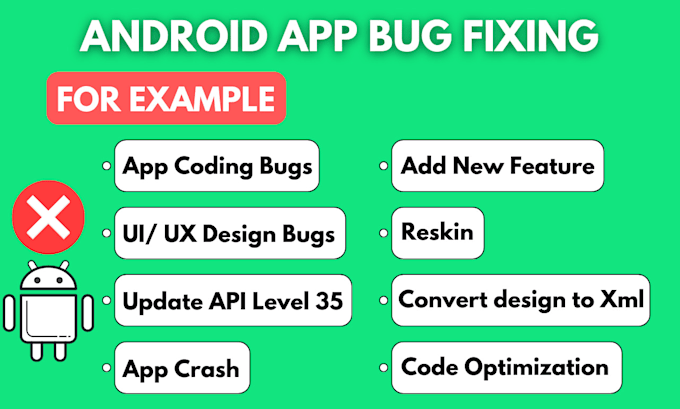 Gig Preview - Fix bugs, reskin android app, and update API level 35 in android studio