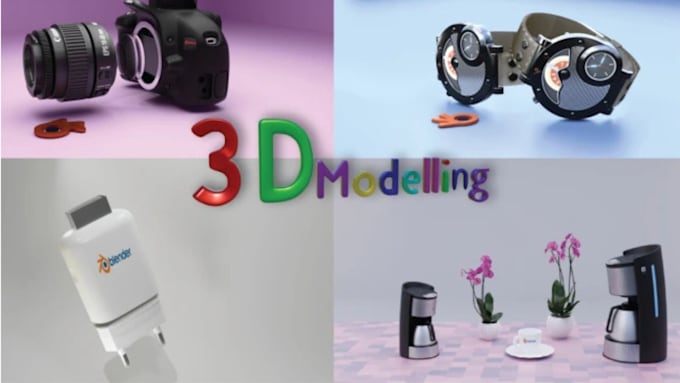 Gig Preview - Do 3d modelling, realistic rendering and animation in blender