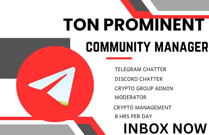 Gig Preview - Do telegram chatter, discord chatter, web3 hyper, web3 moderator, crypto manager