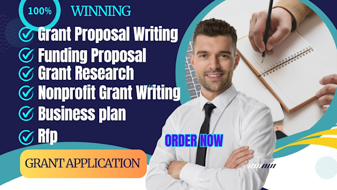 Gig Preview - Write grant proposal, grant research, grant writing for grants rfp nonprofit