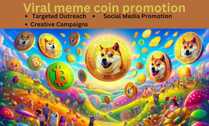 Gig Preview - Do viral meme coin promotion, meme coin marketing