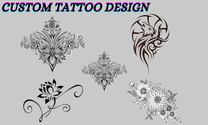 Gig Preview - Craft unique tattoo designs featuring mandalas, floral art, or custom style